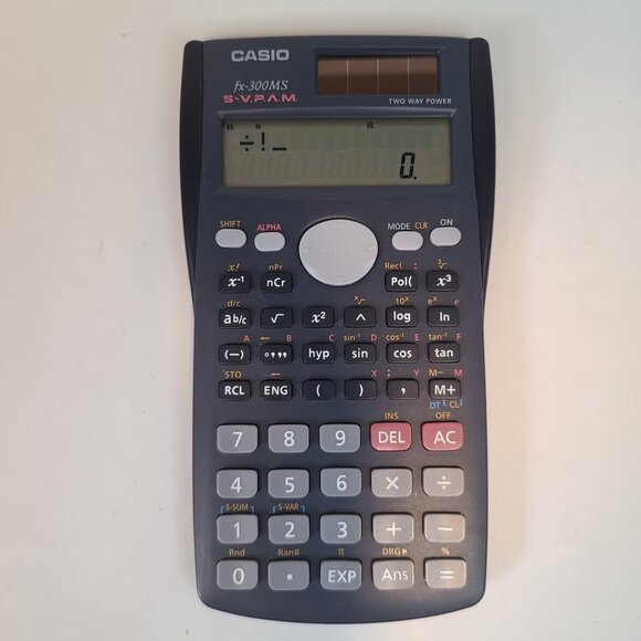 Casio fx-300MS Calculator Two Way Power With Cover - Picture 2 of 5